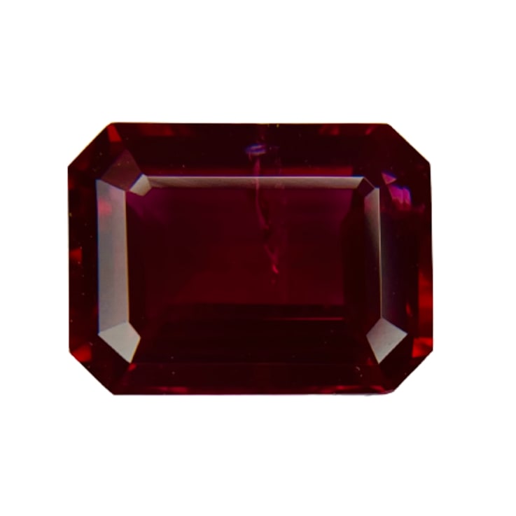 Ruby 10.2x7.7mm Emerald Cut 4ct