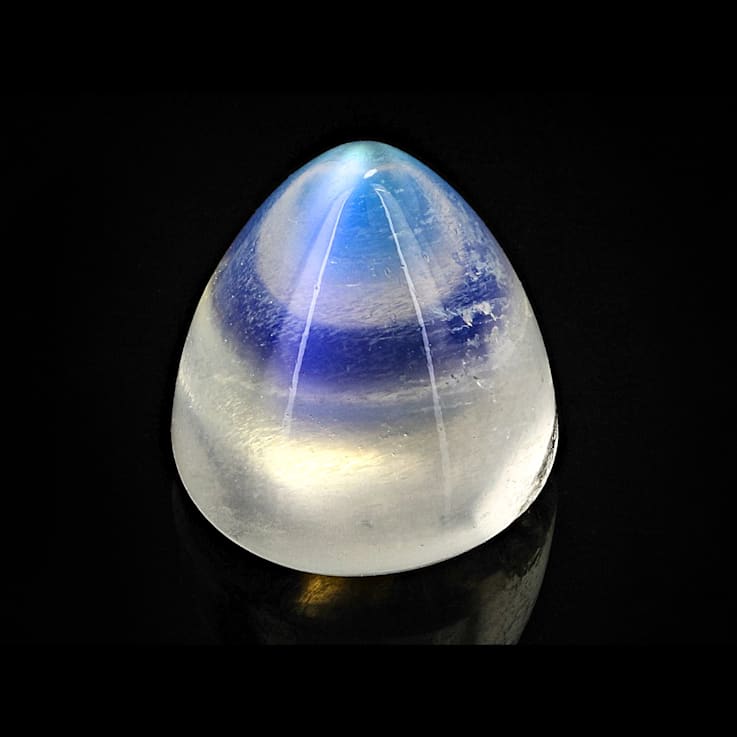 Rainbow Moonstone 7.2mm Round Bullet 2.61ct