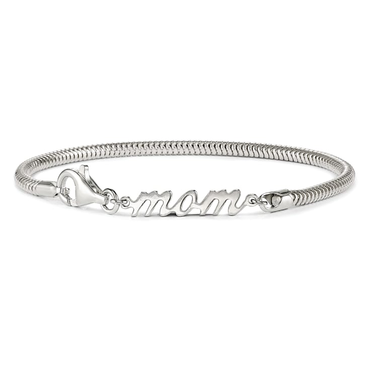 Sterling Silver MOM Bracelet