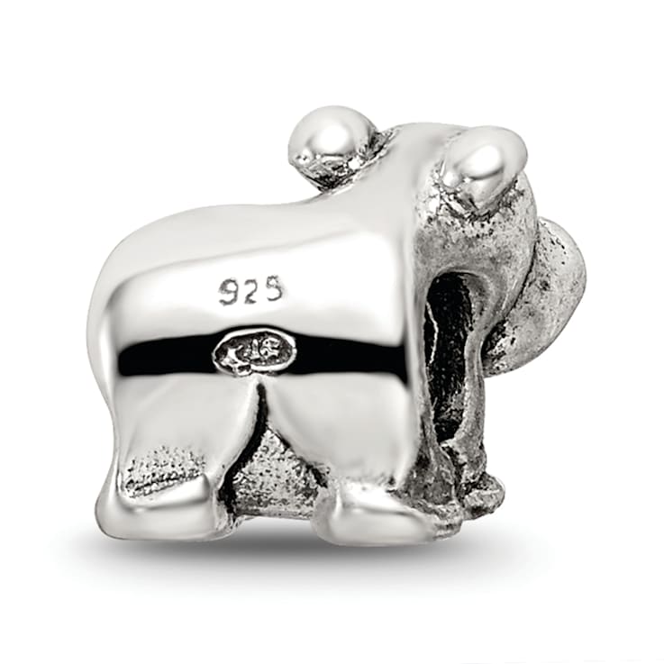 Sterling Silver Hippo Bead