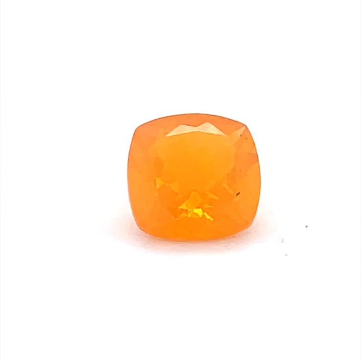 Mexican Fire Opal 11.5mm square cushion 4.41ct