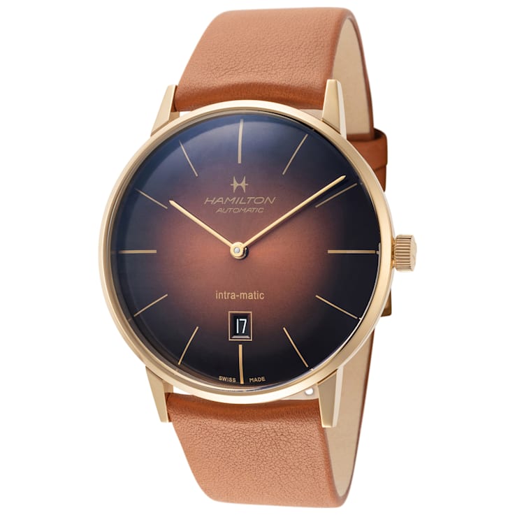 Hamilton Men s Intra Matic 42mm Automatic Watch 1BPJ4A