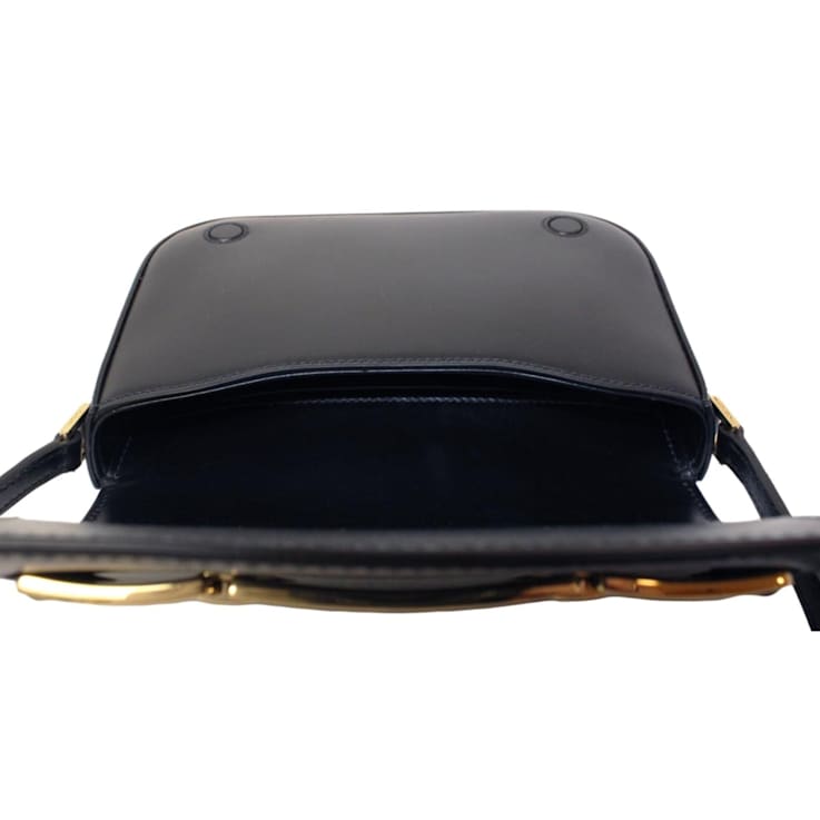 Prada City Calf Leather Black Crossbody Flap Bag - 12V7PA