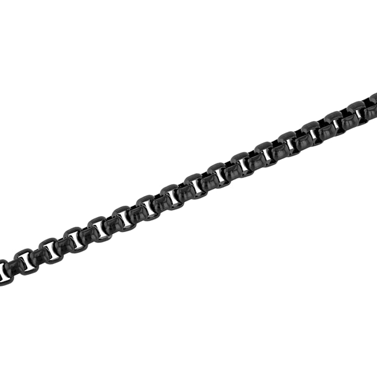 Robert Alton Men's Box Link 5mm Bracelet In Stainless Steel