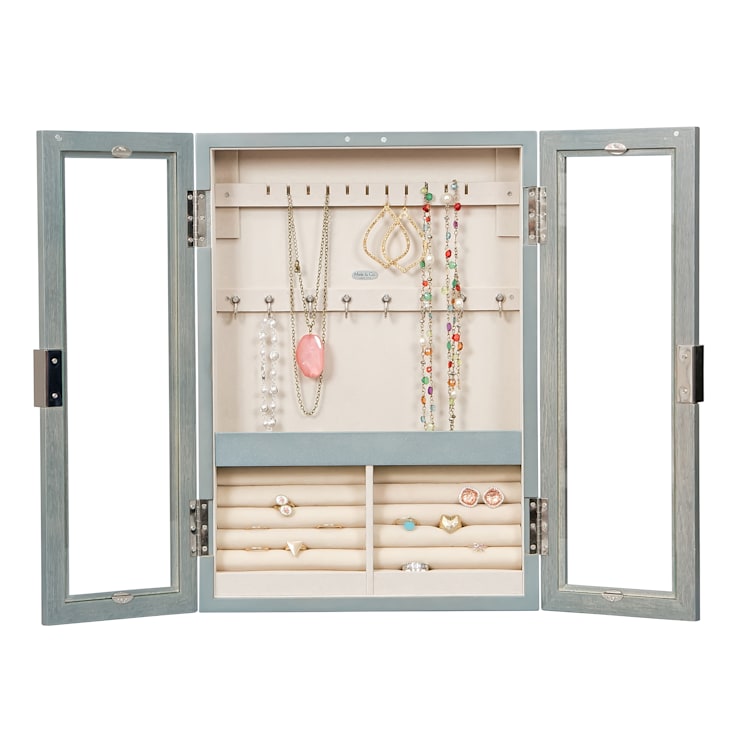 Mele and Co Leia Hanging Jewelry Cabinet