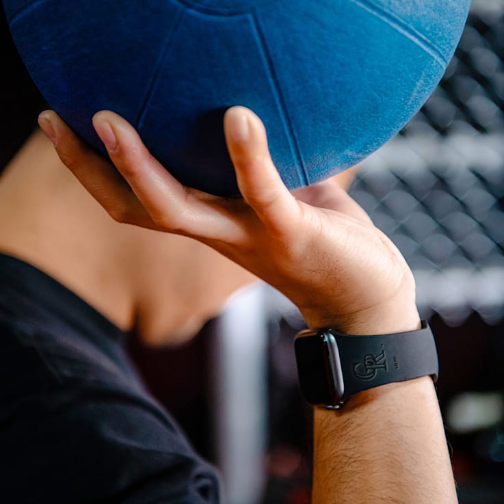 Gametime Colorado Rockies Debossed Silicone Apple Watch Band (38/40mm
M/L). Watch not included.