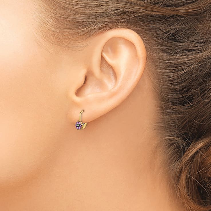 Children's leverback earrings hotsell