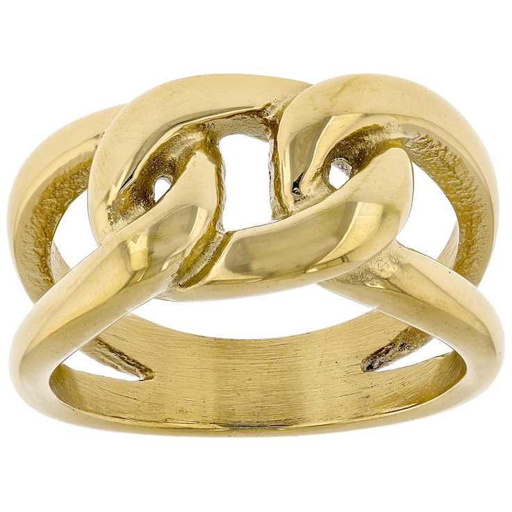 Gold-Tone Knot Ring