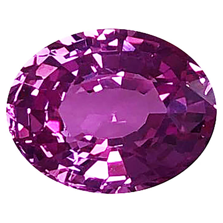 Pink Sapphire Loose Gemstone 8.5x6.7mm Oval 2.04ct