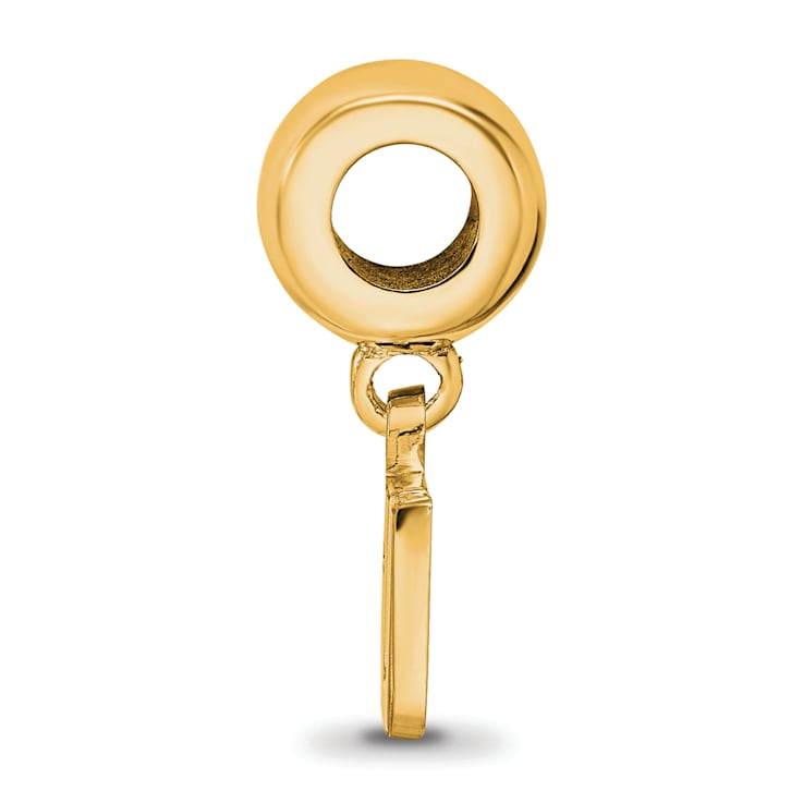 14K Yellow Gold Over Sterling Silver LogoArt Louisiana State University
Small Dangle Bead