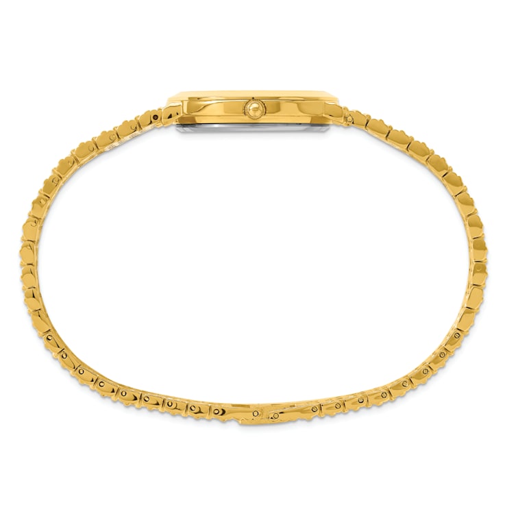Mens Charles Hubert Satin Gold-finish Brass 32mm Watch