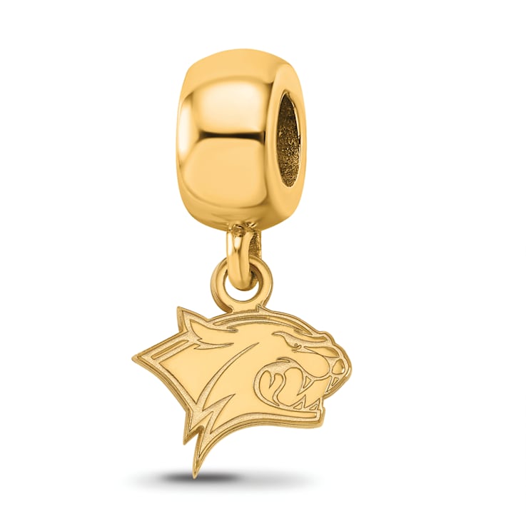 14K Yellow Gold Over Sterling Silver LogoArt University of New Hampshire
Extra Small Dangle Bead