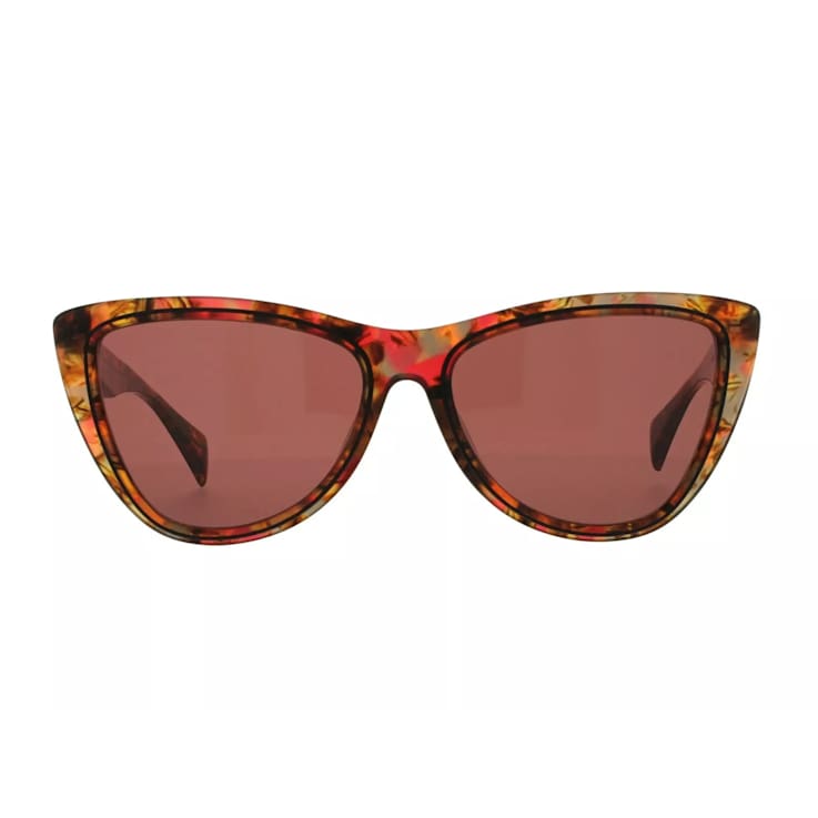 Yohji Yamamoto Red Tortoise Frame / Red Brown Lenses Sunglasses
