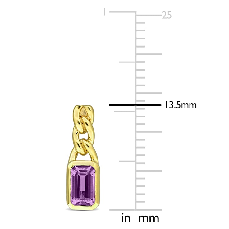 Amethyst 14K Yellow Gold Earrings 0.60ctw
