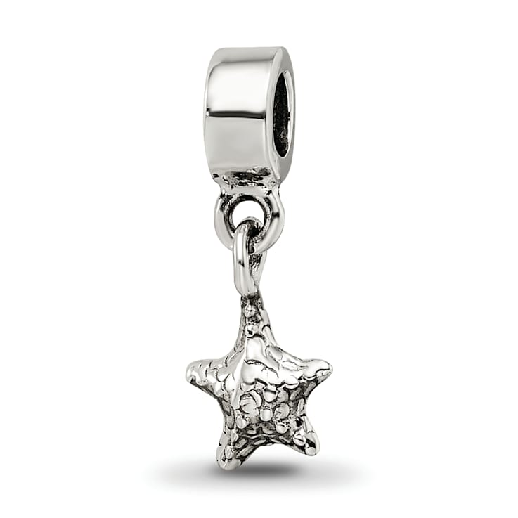 Sterling Silver Starfish Dangle Bead