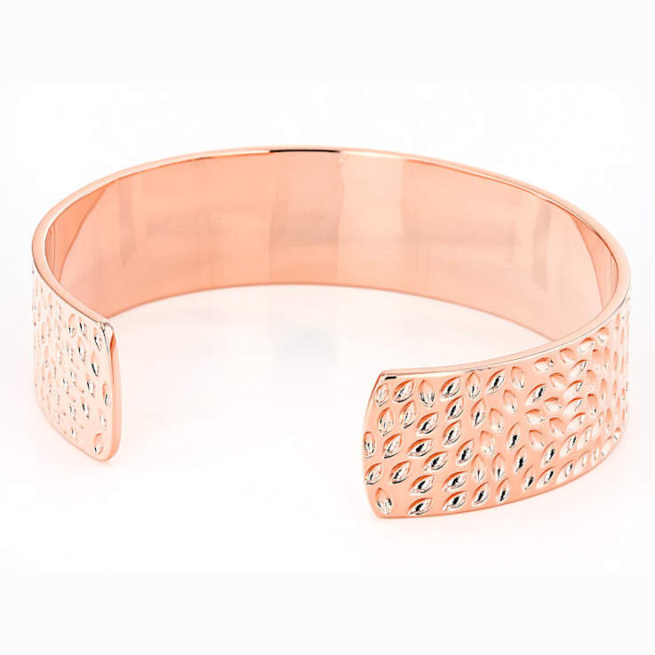 Textured Copper Cuff Bracelet