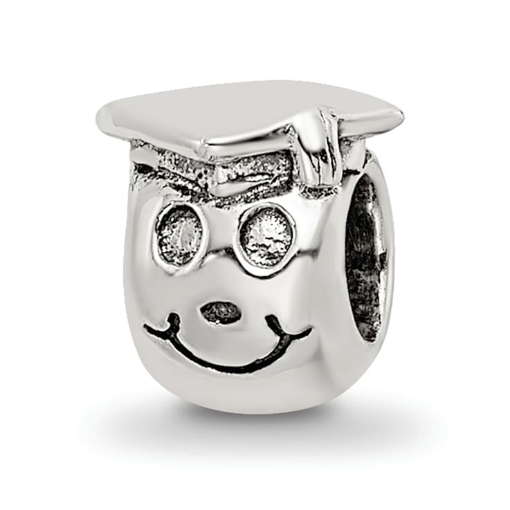 Sterling Silver Happy Graduate Bead