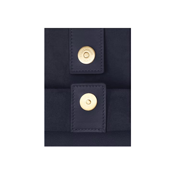 Yves Saint Laurent East-West Shopping Tote in Navy