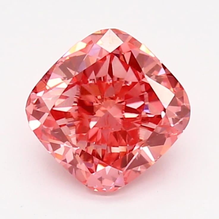1.04ct Vivid Pink Cushion Lab-Grown Diamond SI1 Clarity IGI Certified