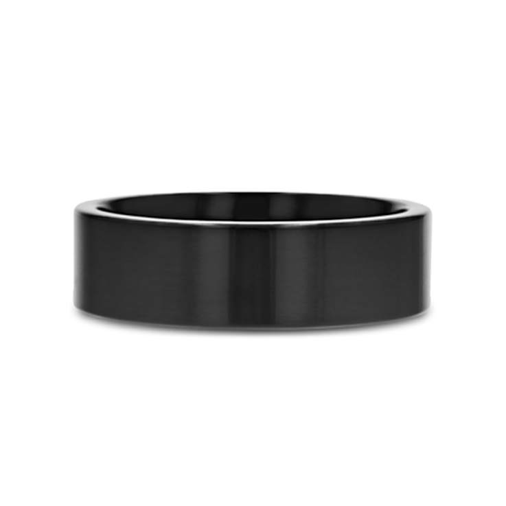 MORPHEUS Flat Black Tungsten Ring 6mm