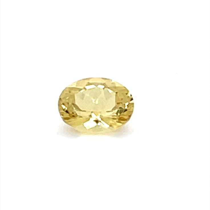 Canary Apatite 8x6mm Oval 1.13ct