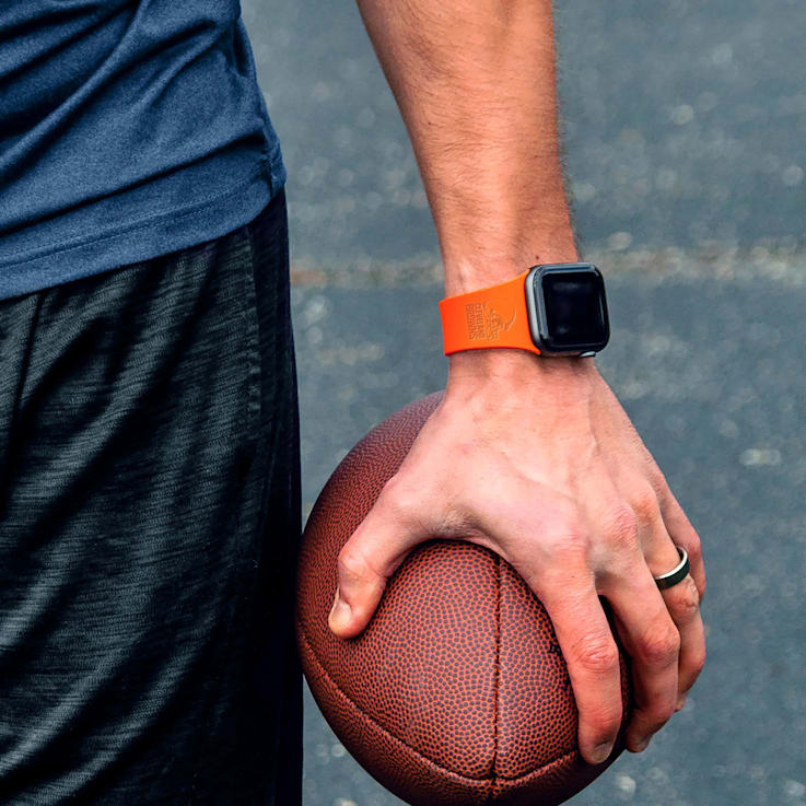 : Game Time Denver Broncos Silicone Sport Watch Band