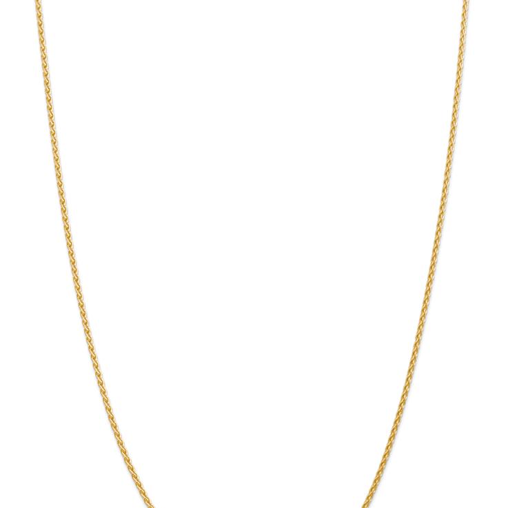 14k Yellow Gold 1.75mm Parisian Wheat Chain 14 Inches