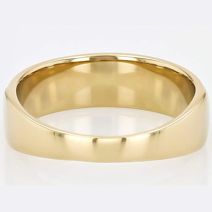 Turquoise Inlay Band Ring In 18K Gold Over Sterling Silver