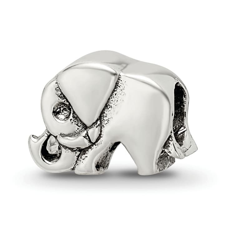 Sterling Silver Elephant Bead