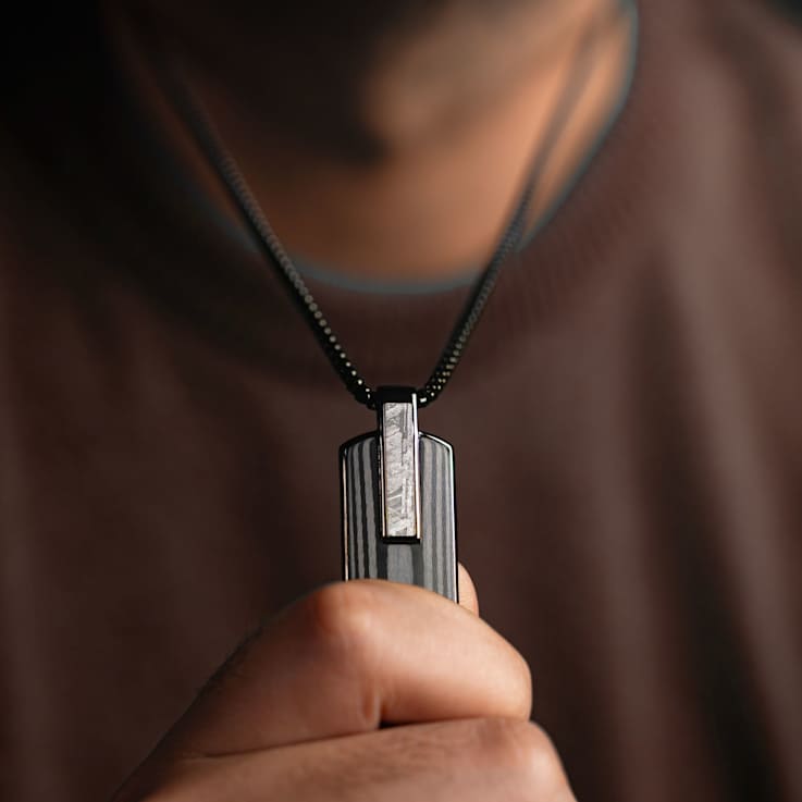 Atlantica Dog Tag Ebony Meteorite