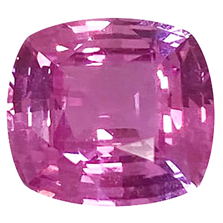 Pink Sapphire Loose Gemstone 7.9x7.3mm Cushion 2.08ct