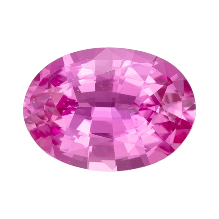 Pink Sapphire Loose Gemstone 6.8x4.9mm Oval 0.85ct