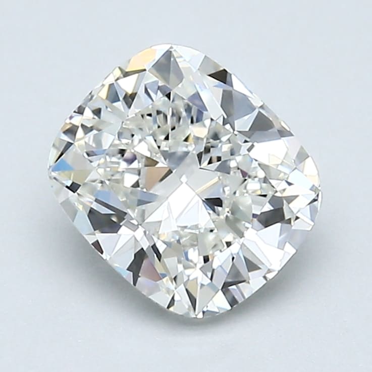 1.5ct Natural White Diamond Cushion, H Color, VVS2 Clarity, GIA Certified