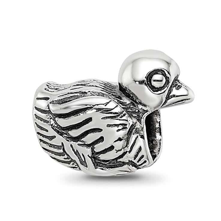 Sterling Silver Duck Bead