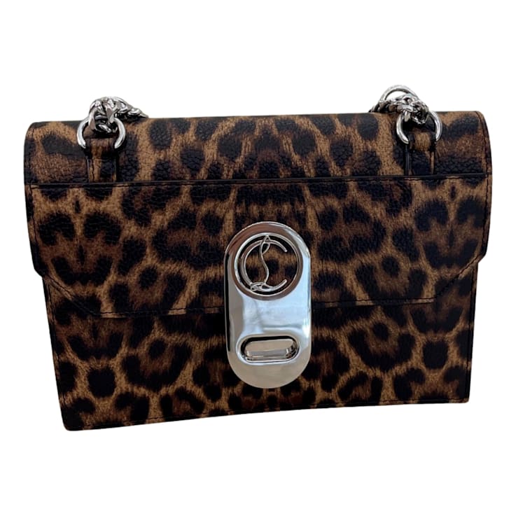 Christian louboutin leopard bag on sale