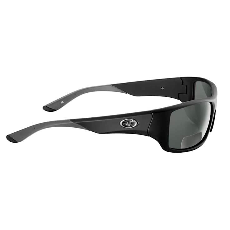 Flying Fisherman Triton Polarized Sunglasses Matte Black Frame/Smoke
Bifocal Reader +2.00 Lens