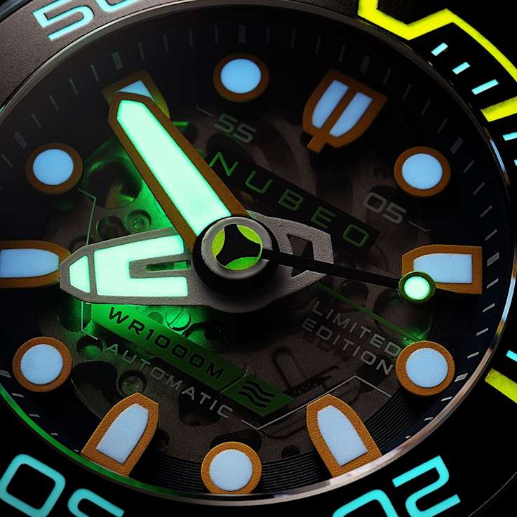 Nubeo Ventana Skeleton Automatic Blue Dial Blue Stainless Steel Band
Limited Edition Watch