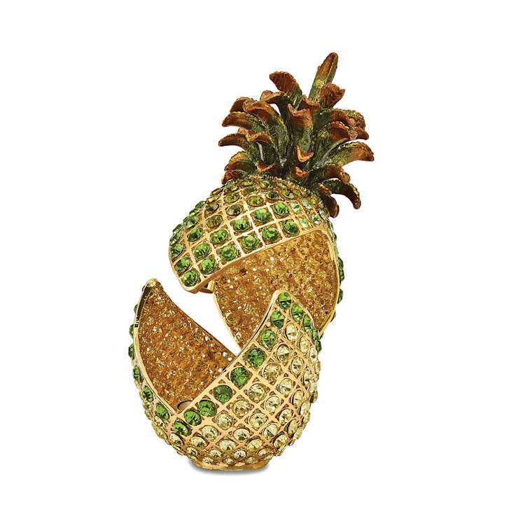 ALL WELCOME Crystal Pineapple Trinket Box
