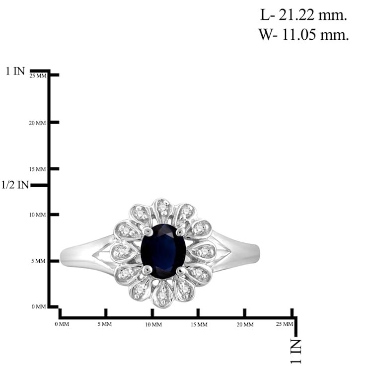Black Sapphire Rhodium Over Sterling Silver Ring 0.28ctw