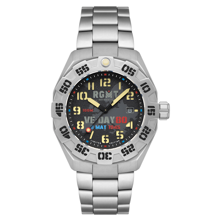 RGMT Field Master Automatic Ve-Day 80th White Stainless Steel Band
Limited Edition Watch