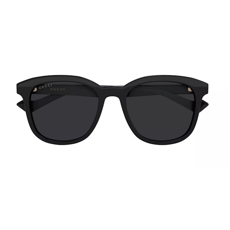 Gucci Black Square Frame / Gray Lens Sunglasses