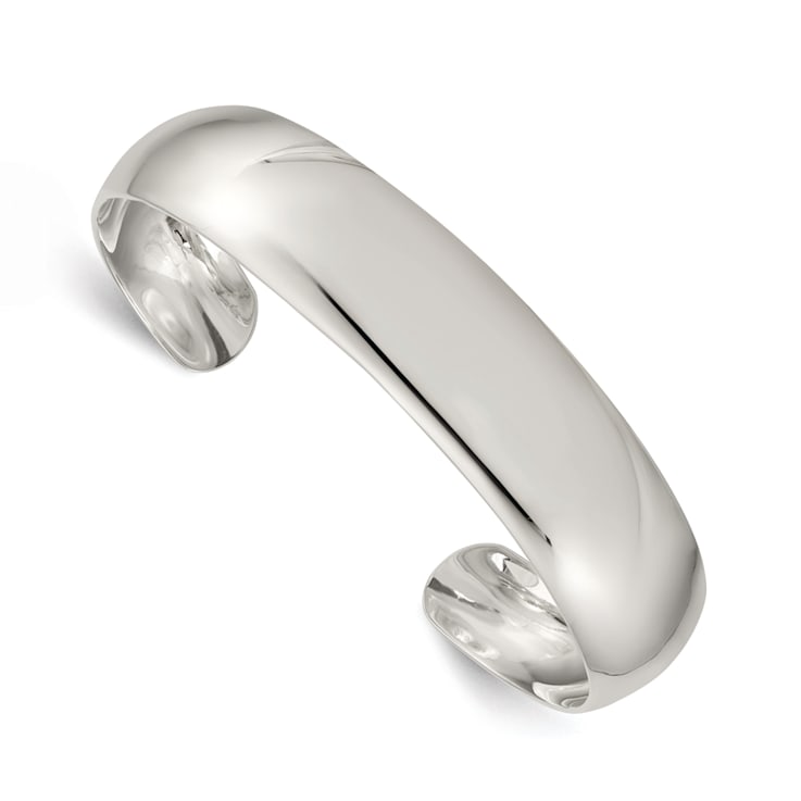 Sterling Silver 14mm Cuff Bracelet