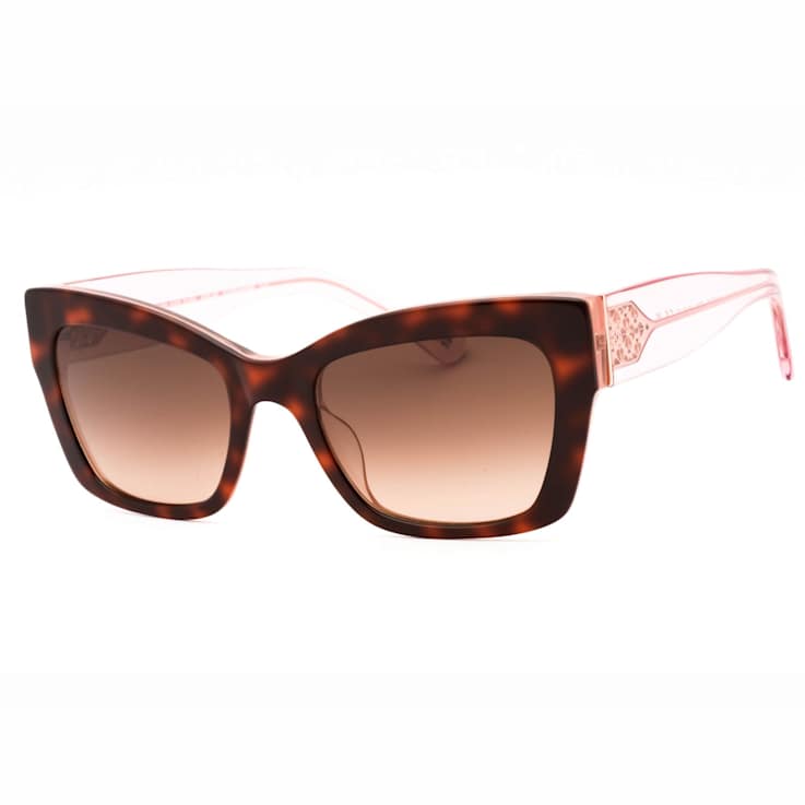 Kate Spade VALERIA Havana Pink Cat Eye Frames / Brown Lenses Sunglasses