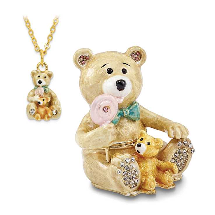 LOLLY BEARS Teddy Bears Trinket Box
