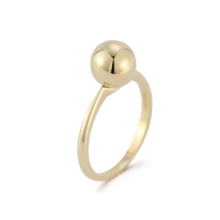 Bellissima Gold 14K Yellow Gold Ball Ring