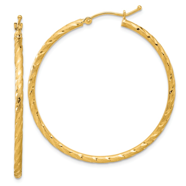 14k Yellow Gold 1 5/8