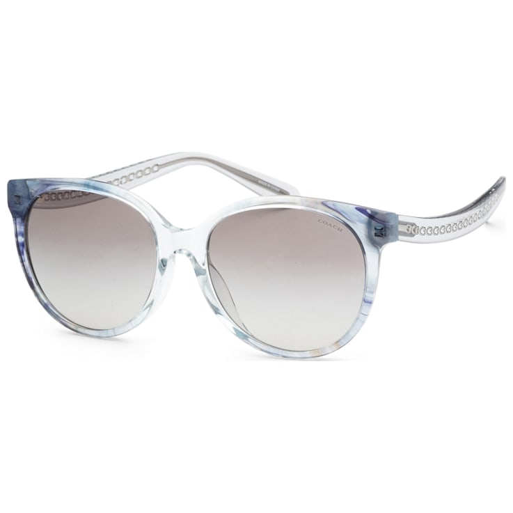 Coach Men's Fashion 57mm Transparent Blue Gradient Sunglasses | HC8321F-56553C