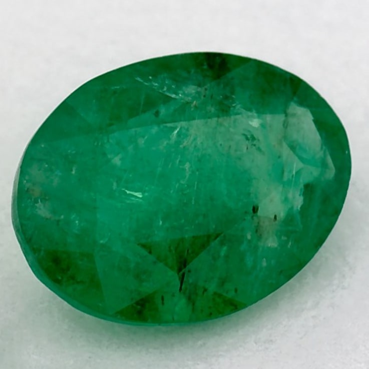 Zambian Emerald 7.87x5.86mm Oval 0.92ct