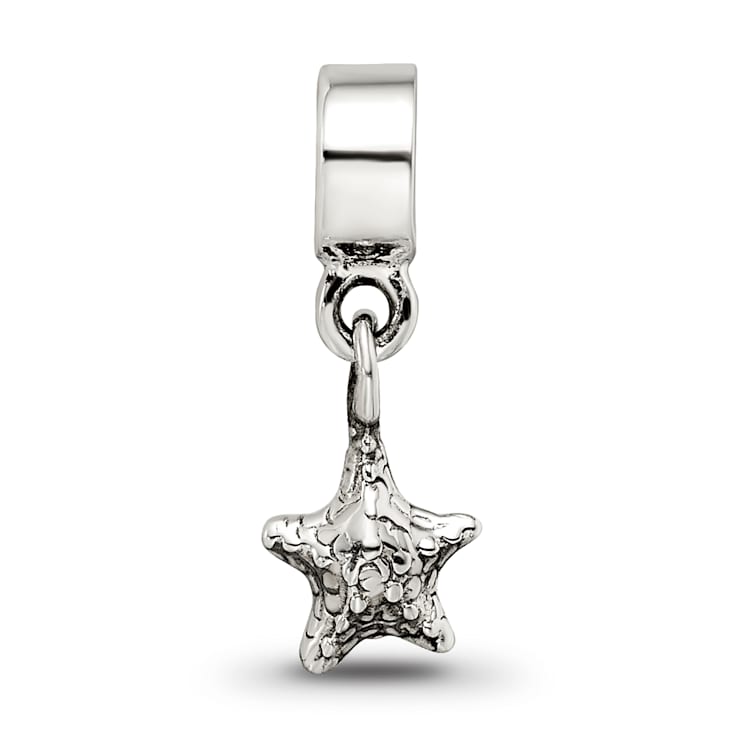 Sterling Silver Starfish Dangle Bead