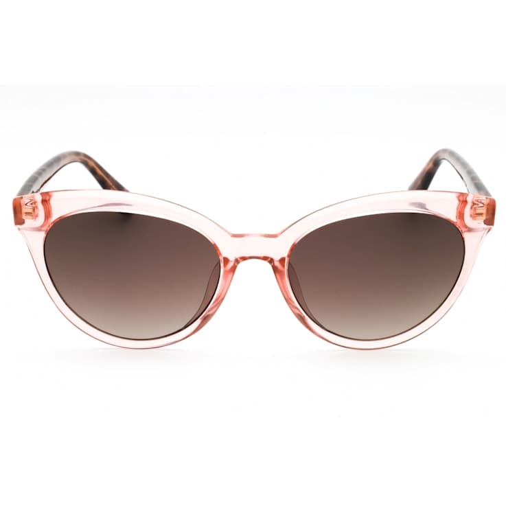 Kate Spade Tamara Pink and Tortoise Cat Eye Frame / Brown Lenses Sunglasses